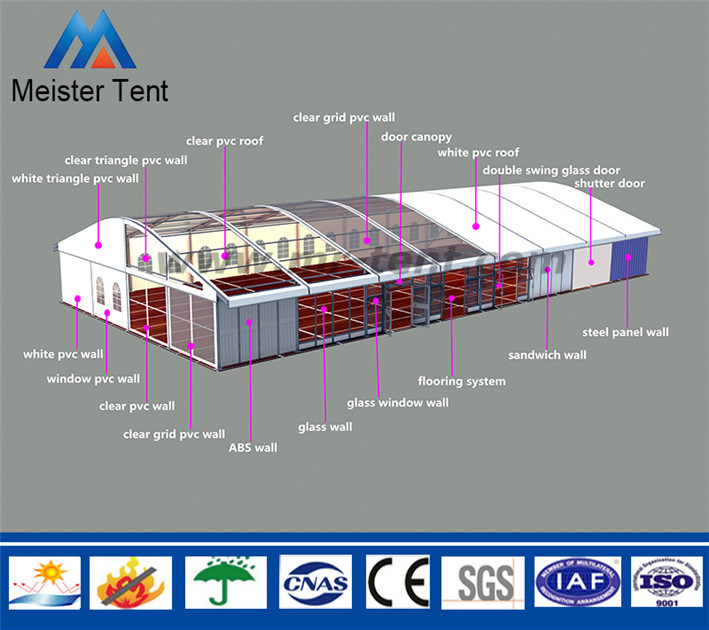 2017 New Design Dome Shape Marquee Party Tent for Sale