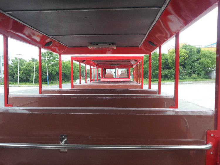 42 Seater Electric Sightseeing Trackless Train for Holiday Village/ Resorts (DSW-E42)