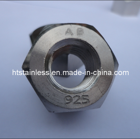 Incoloy925 N09925 Hex Nut Made by Hot Forging and Machining