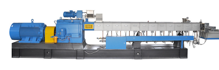 PP PE + 80% CaCO3 Twin Screw Extruder Air-Cooling Line