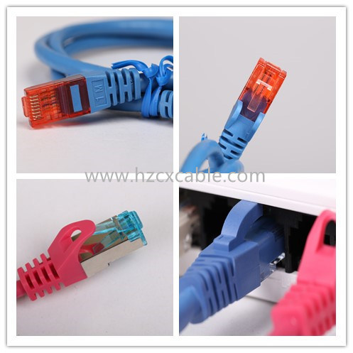 China Supplier UTP Cat5e 1.5 FT (0.5 meters) Patch Cord Blue