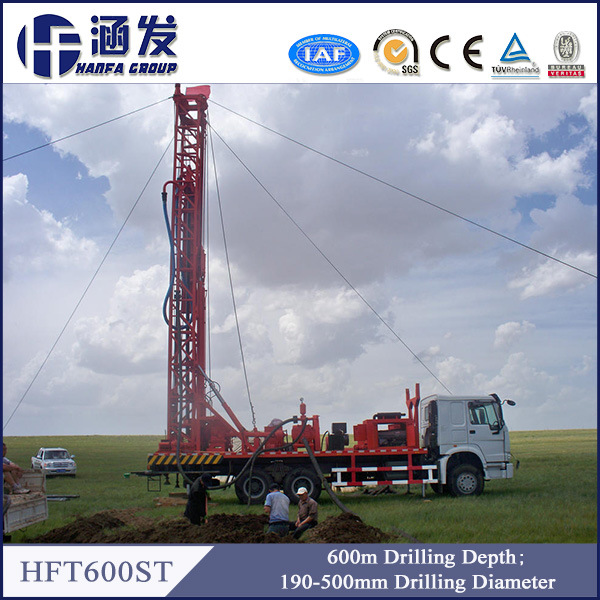 Truck Mounted Water Well Drilling Rig (HFT600ST)