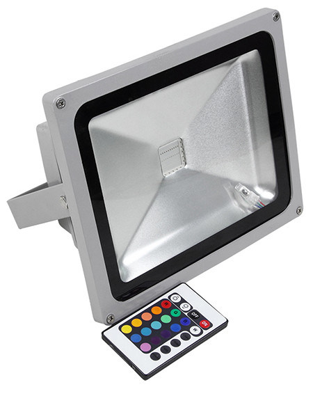 100W Outdoor RGB LED Floodlight with Color Changing Waterproof Security Lights