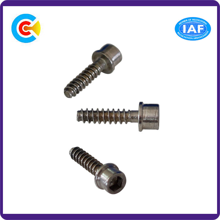 Steel/4.8/8.8/10.9 Hexagon Cheese Head Inch Self Tapping Screw with Washer