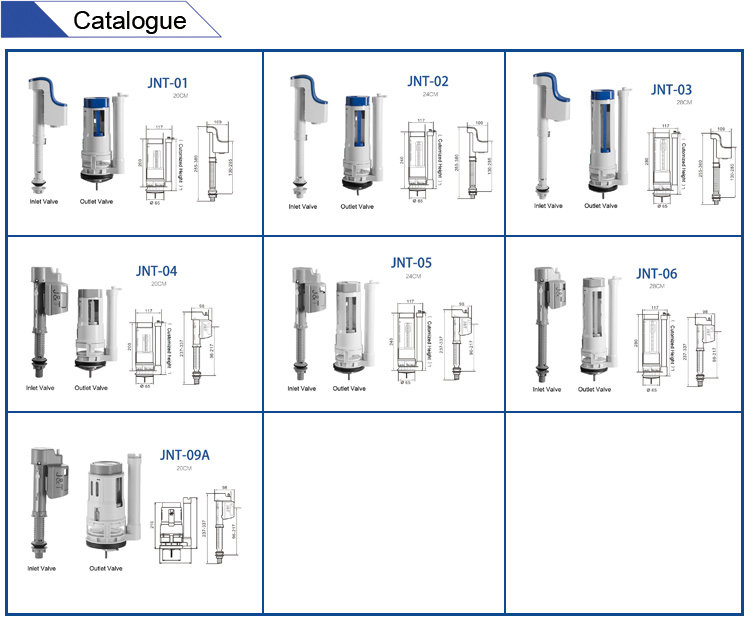 A06 Cheap Toilet Tank Fittings Push Buttons