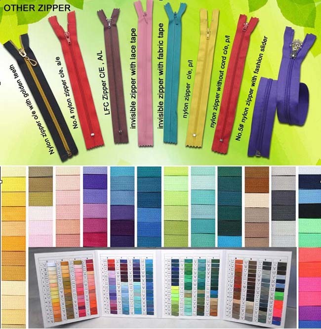 Over 15 Years Experience Custom Colored Zipper for Bags