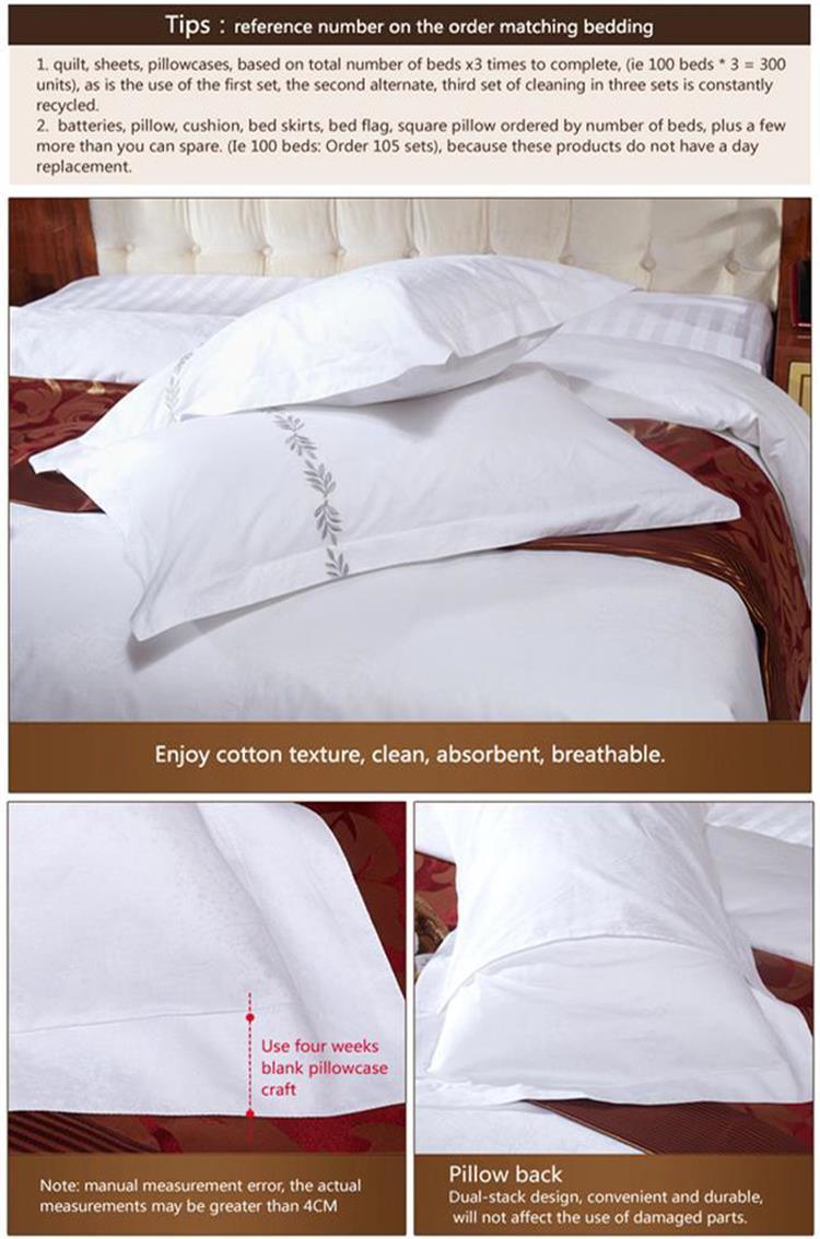 Embroidery Logo Bed Sheets Sethotel Bamboo Bedding Hotel Bathroom