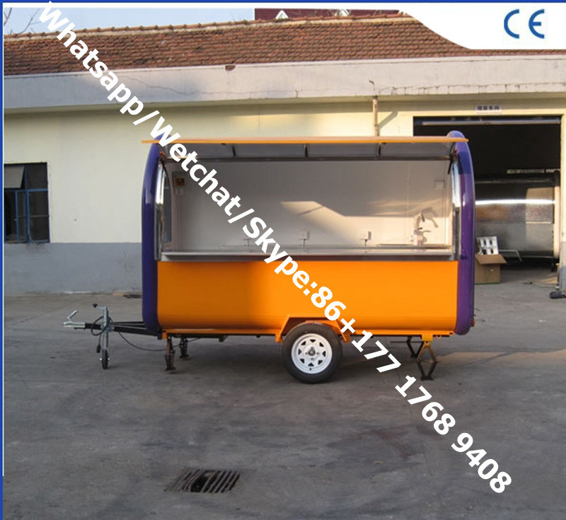 Wholesale Price Food Trucks Mobile Food Trailer Food Trailer Crepe Mobile Solar Trailer