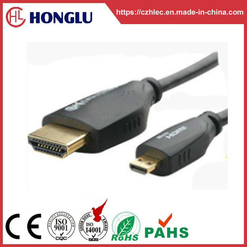 Micro HDMI Male D to HDMI Male a Cable