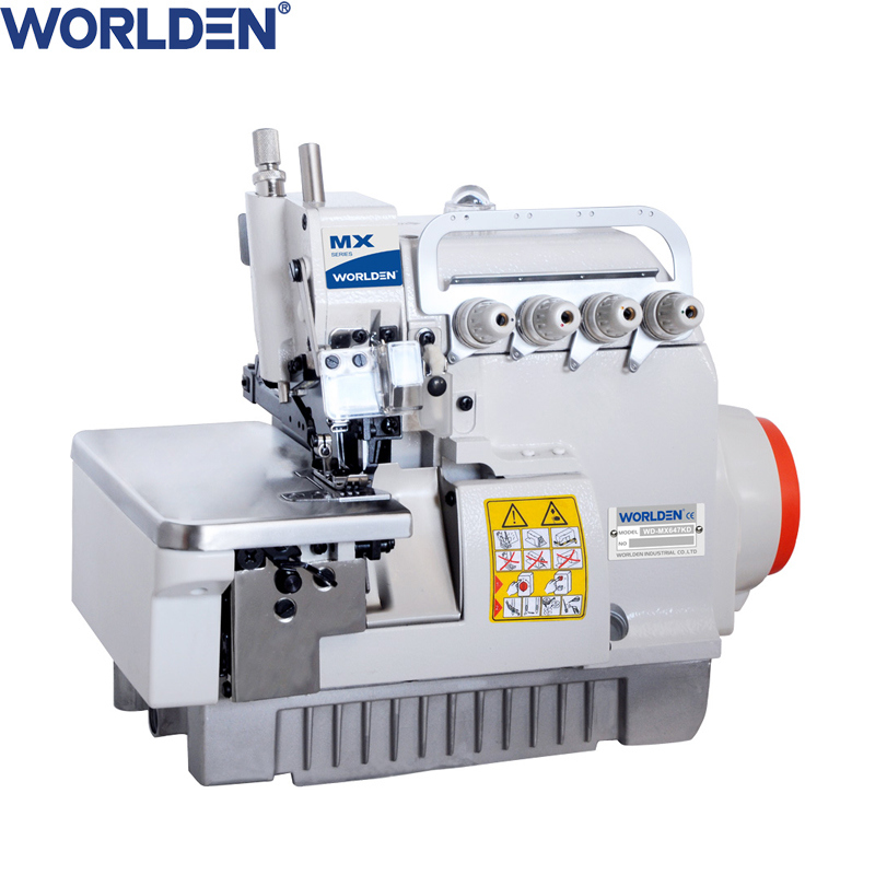 Wd-Mx647kd Direct Drive High-Speed Industrial Overlock Sewing Machine