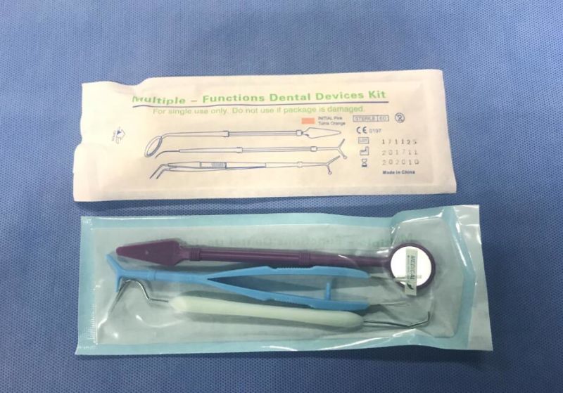 High Quality Medical Disposable Sterilization Packaging Dental Exam Kit 3 in 1