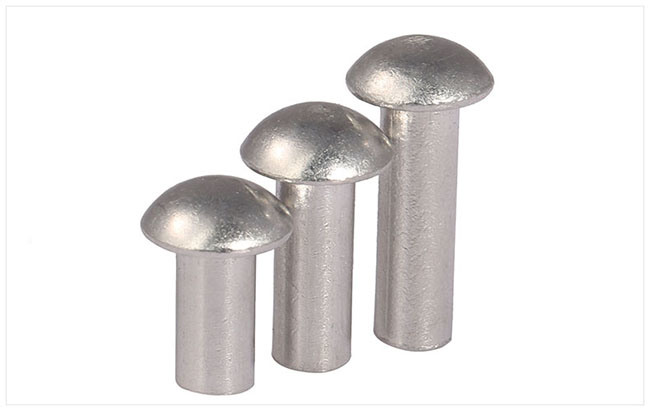 Aluminium Round Head Solid Tin Rivets