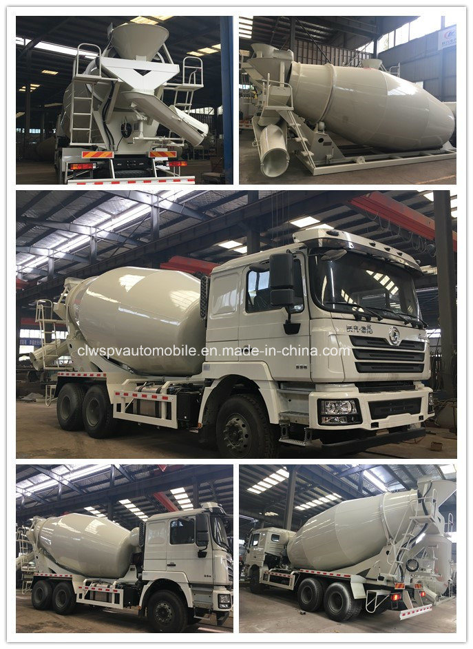 10m3 Shacman Cement Drum Truck 6X4 Concrete Mixer Truck for Sale