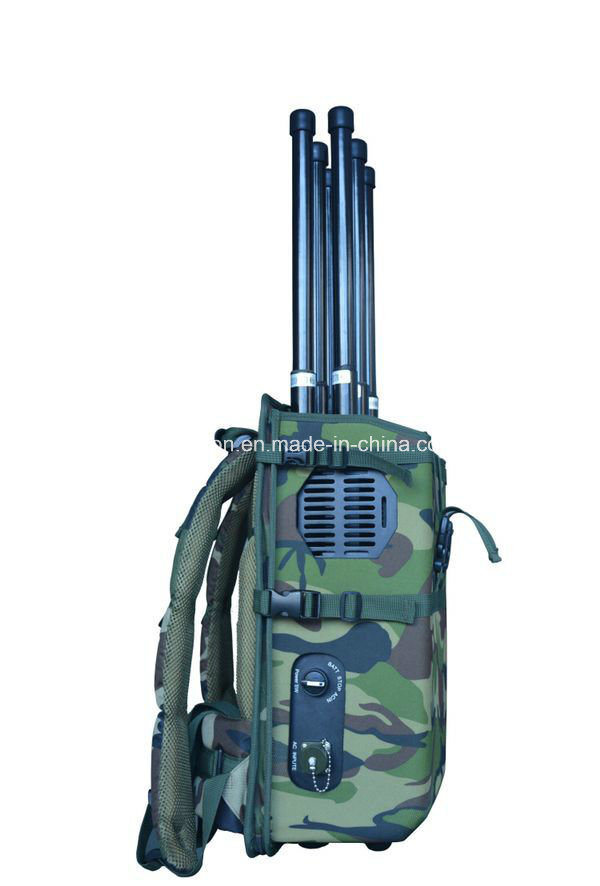 High Power 6-Antennas Portable VIP Jammer/Bomb Jammer/Military Backpack Signal Jammer