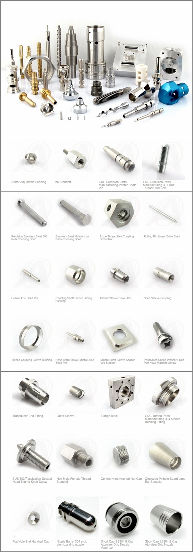 China Factory Customized Non-Standards High Precision High Quality Stainless Pin Media