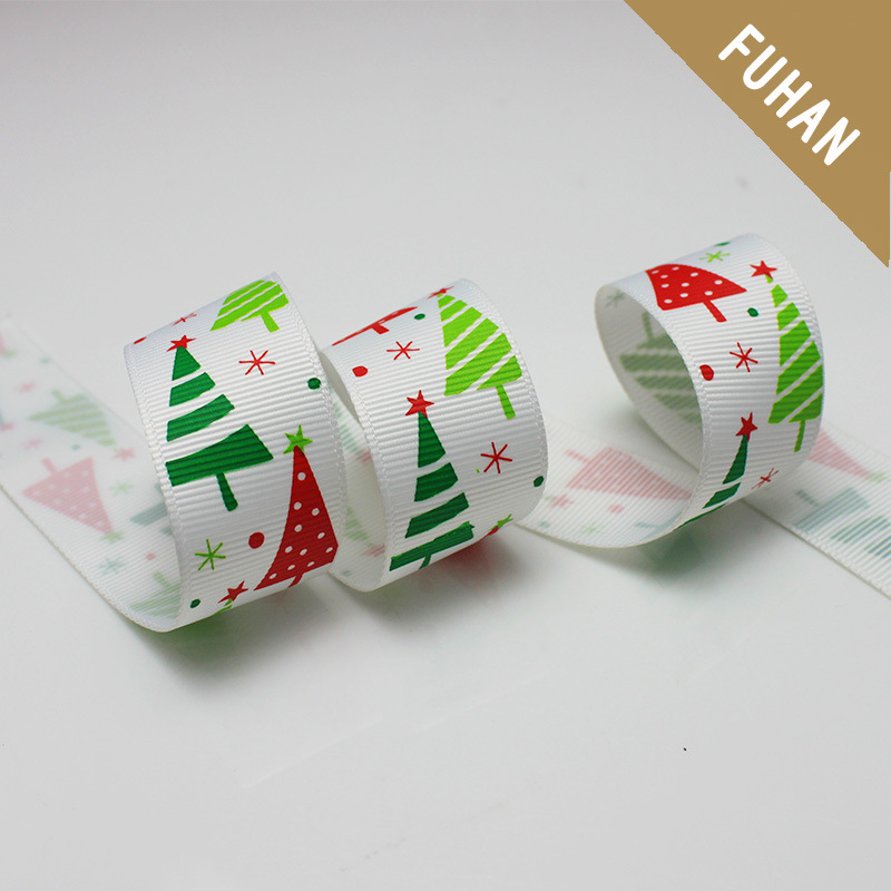 Fashion and Luxury Packing Printed Grosgrain Ribbon