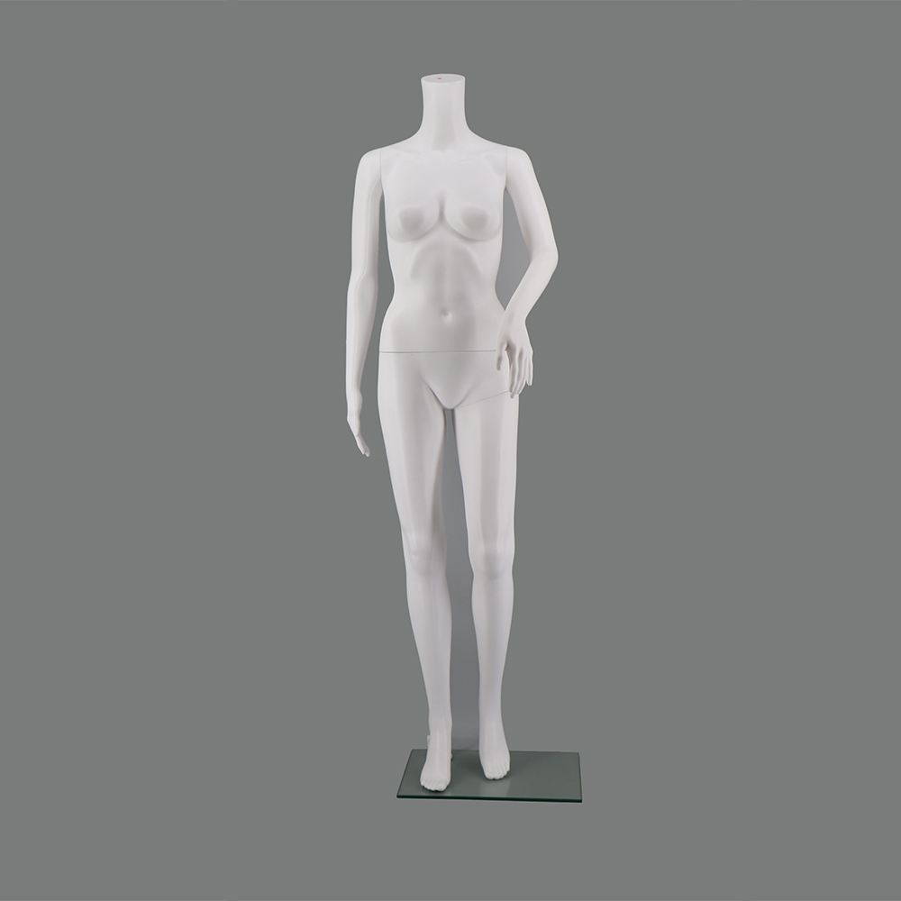 White Black Female Headless Display PP Mannequin Model