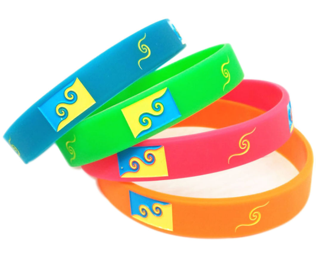 Professional Manufacturer Sport Wrist Band, Silicone Bracelets, Colorful Silicon Bracelet