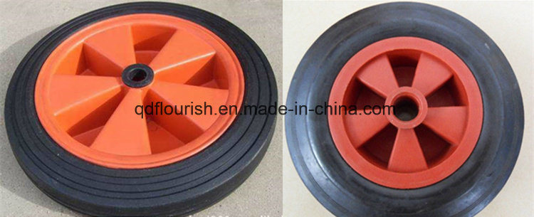 8 Inch Solid Rubber Powder Wheel for Wagon Carts