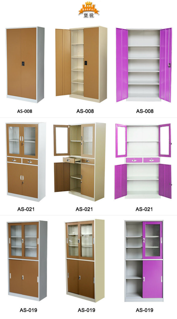 Steel Filing Cupboard Metal Office Storage Cabinet for Sale