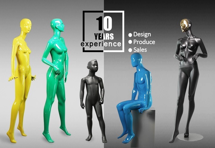 Custom Display Models Dumb Black Headless Male Mannequin Price