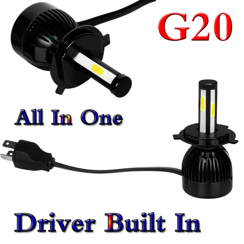 Popular Model in Puerto Rico G20 H7 LED Headlight with 4 Sides 80W 8000lm Can Bus LED