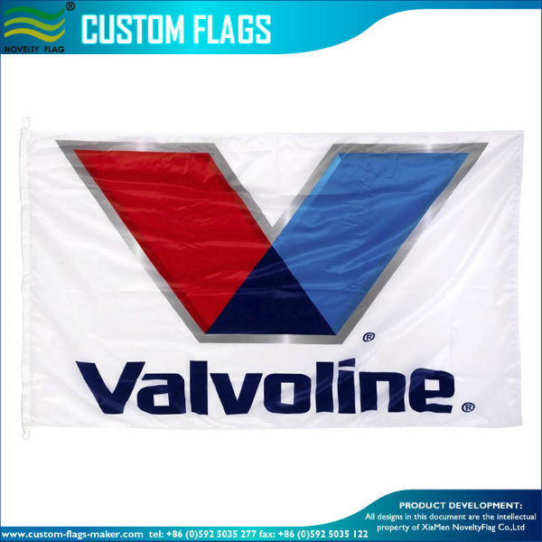 Superknitted Polyester/Spun Polyester Corporation Flags (J-NF01F06026)