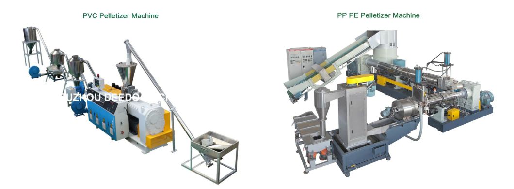 PP PE Pet PVC Waste Plastic Recycling Pelletizing Machine