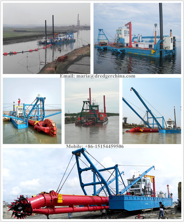 16 Inch Cutter Suction Dredger / Dredger Machinery