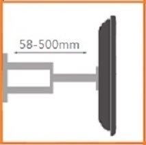 LCD Plasma Flat Tilt TV Wall Mount Stand Bracket for 40-70 Inch LCD TV 15 Degree Adjustable