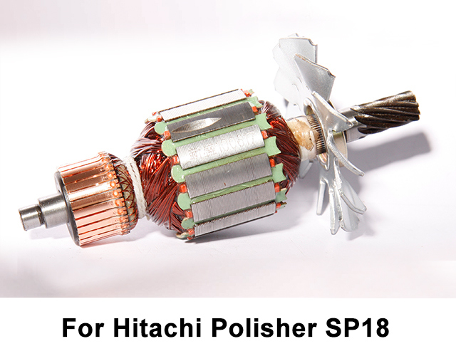 SHINSEN POWER TOOLS Rotor Armatures for Hitachi Polisher SP18 Orbital Sander