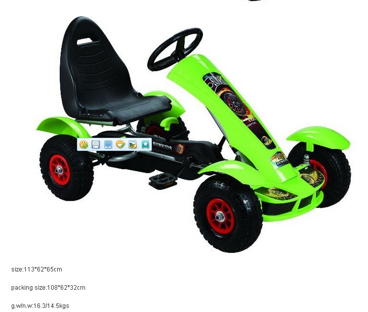 Children's Pedal Go Kart with Inflatable Wheels (ZRD628-1)