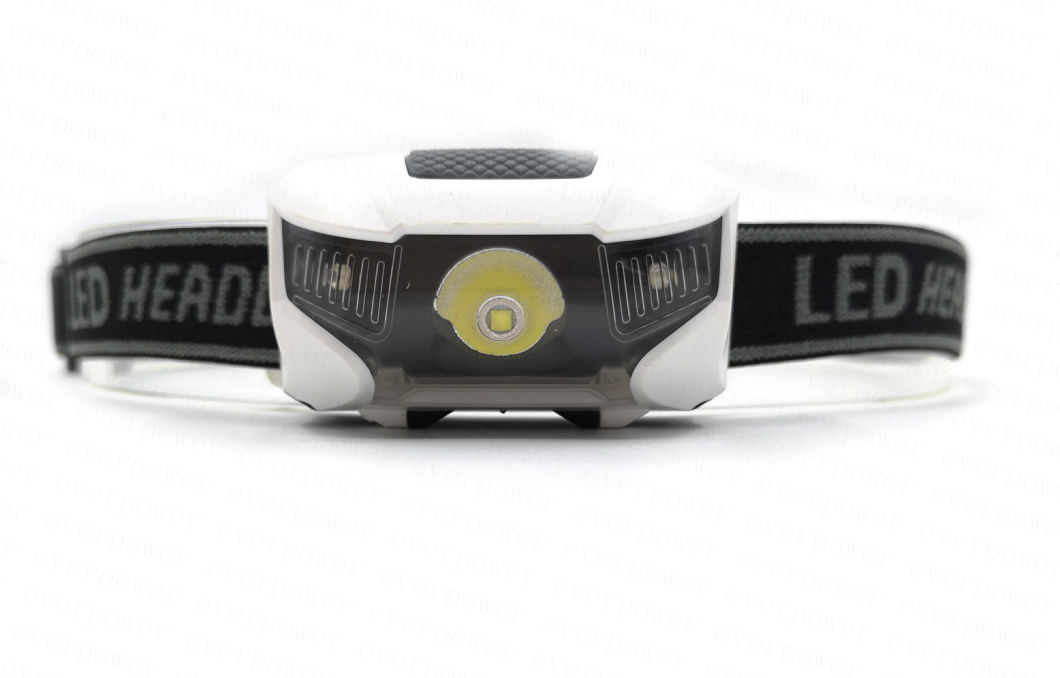 High Power CREE LED Headlamp with Red Warning LED