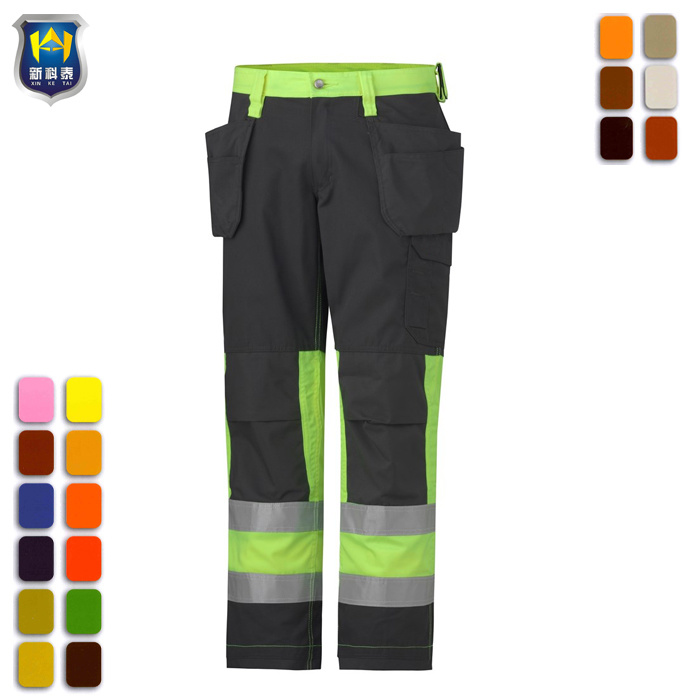 Hi Vis Trousers Fluorescence Yellow Safety Pants