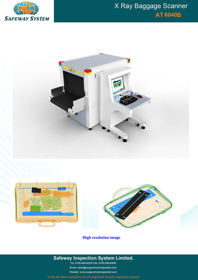 Security X Ray Machine for Baggage - FDA Approved Biggest Factory