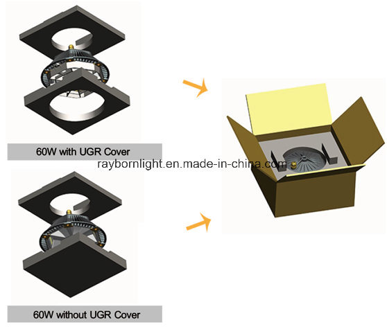 UFO Design 90degree Glarefree Lens 150W Dimmable High Bay LED