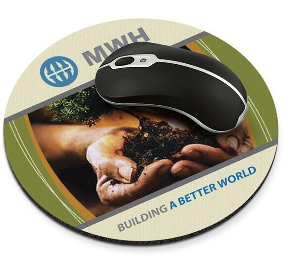 Round Shape Custom Printing Cheap Promotional Mouse Mat