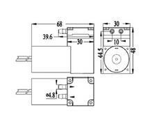 Mini Diaphragm Brushless DC 12V Air Pump