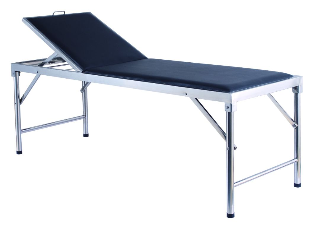Hospital Furniture Stainless Steel Patient Examination Table Medical Bed Couch (Slv-B4013s)