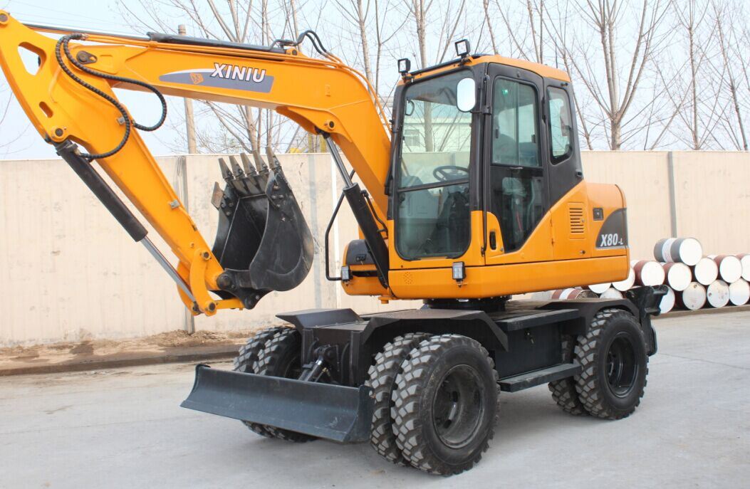 8ton Wheel Excavator with Yanmar Engine Tier III Good Quality Good Price Digger for Sale