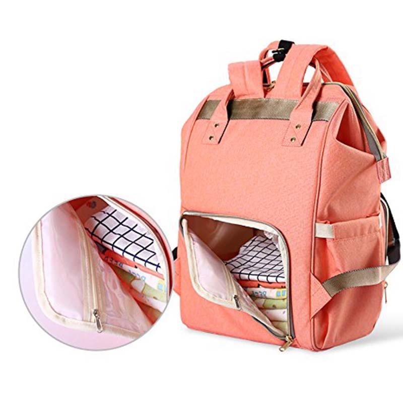 Fashion Multifunctional Adult Mummy Changing Nappy Backpack Baby Diaper Bag