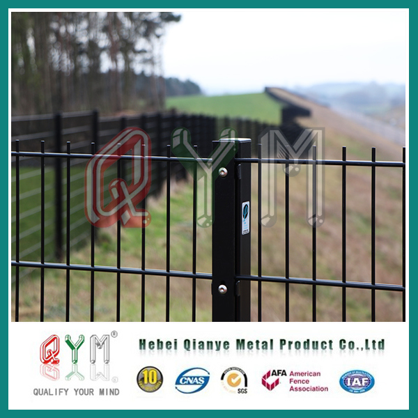 Hengshui Factory European Style Double Wire Fence/Welded Mesh-Garden Fence