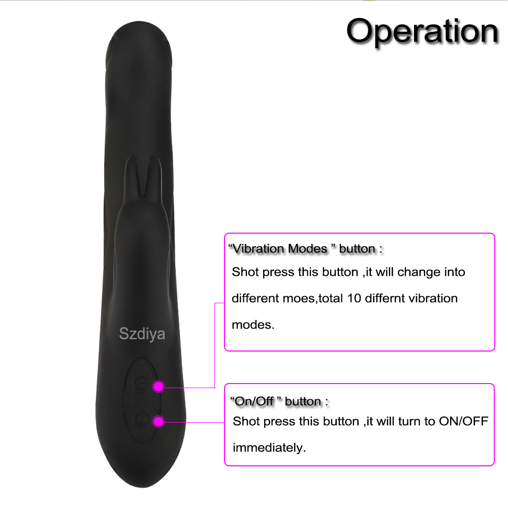 Wholesales 10 Speed Frequency Vibrator Sex Toys for Girls (DYAST508)