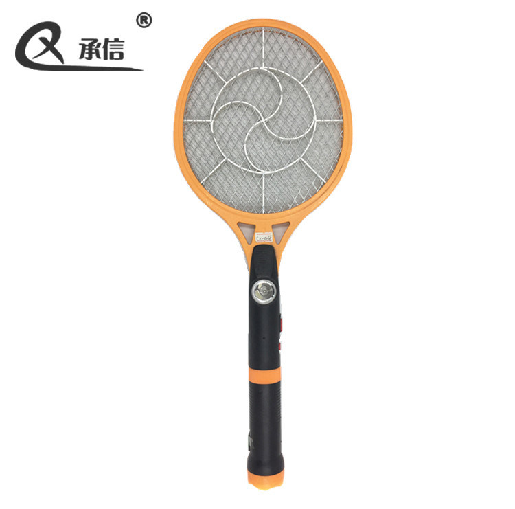 Rechargeable Flashlight with a Household Mosquito Bat