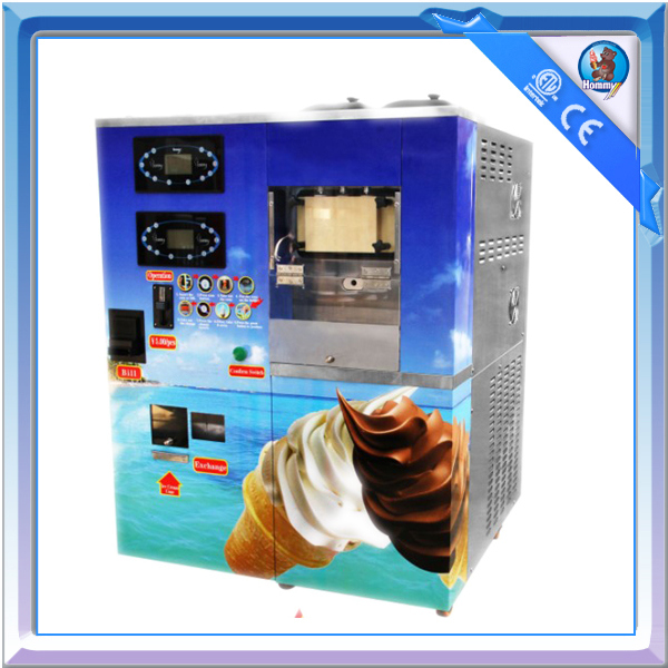 GPS Self Service Vending Soft Ice Cream Machine HM931