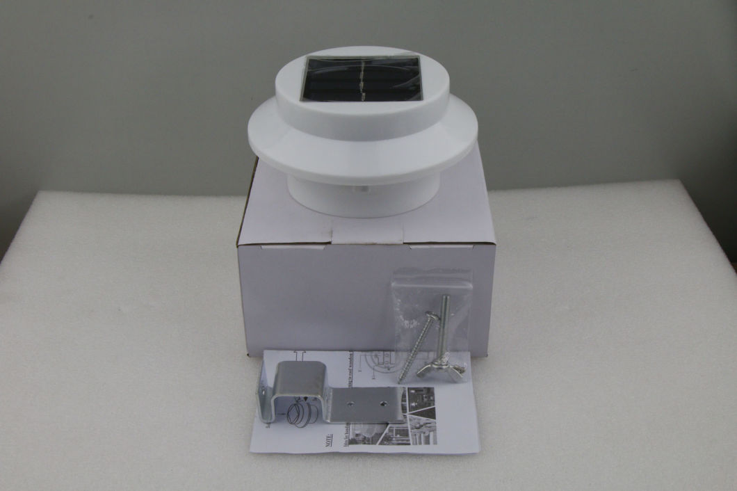 White Sun Powered LED Solar Light