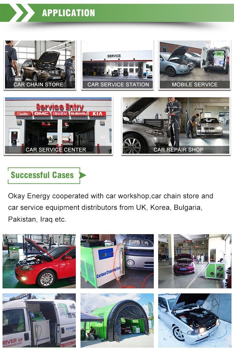 Gas Car Engine Carbon Cleaning Fuel System Decarboniser Machine