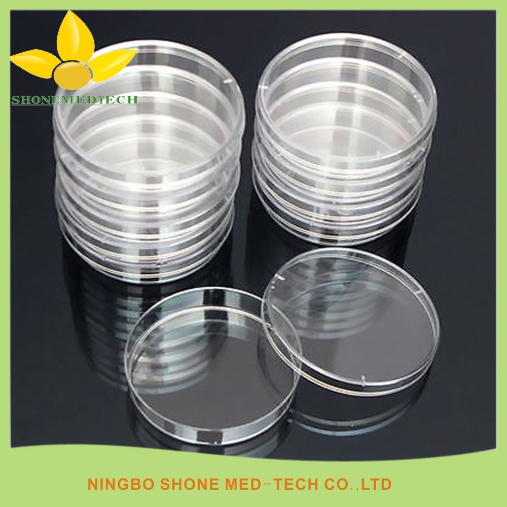 Clear Round Base Petri Dish with Lid