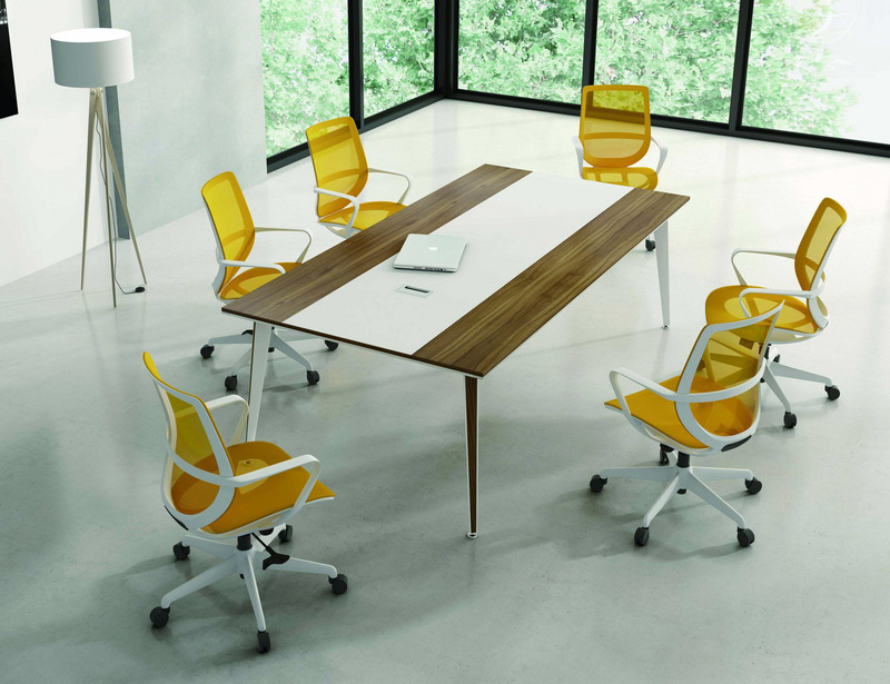 New Design Simple Melamine Small Office Meeting Conference Table (C77)