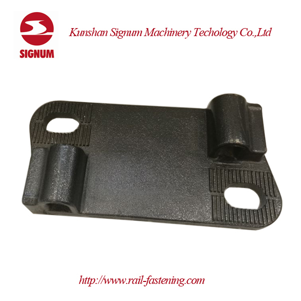 Plain Oiled Low Carbon Steel Rail Tie Base Plates